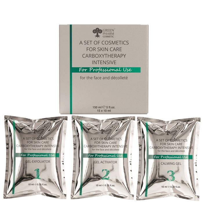 Cosmetische set voor huidverzorging Carboxytherapy Intensive voor gezicht en decolleté, 150 ml