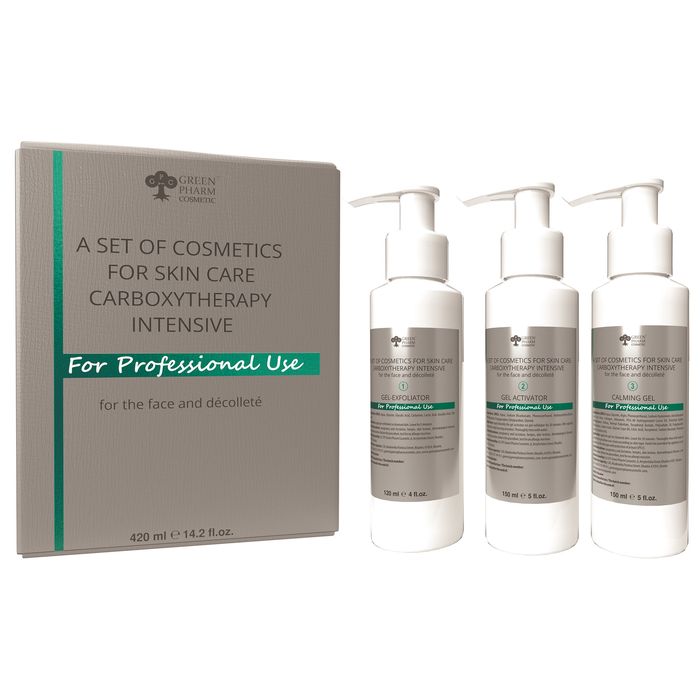 Cosmetische set voor huidverzorging Carboxytherapy Intensive voor gezicht en decolleté, 420 ml