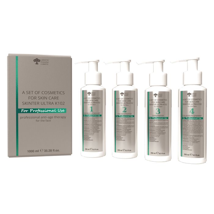 Cosmetische set voor huidverzorging Skinter ULTRA K102, 1000 ml