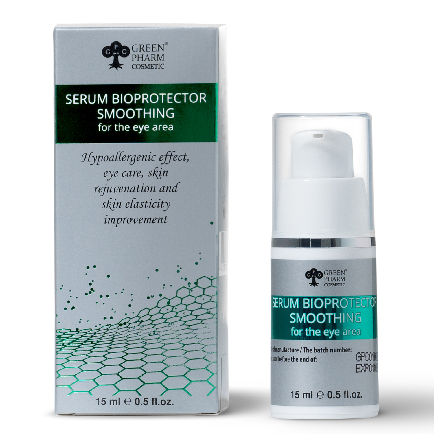 Bioprotectief gladmakend serum voor de oogzone, 15 ml