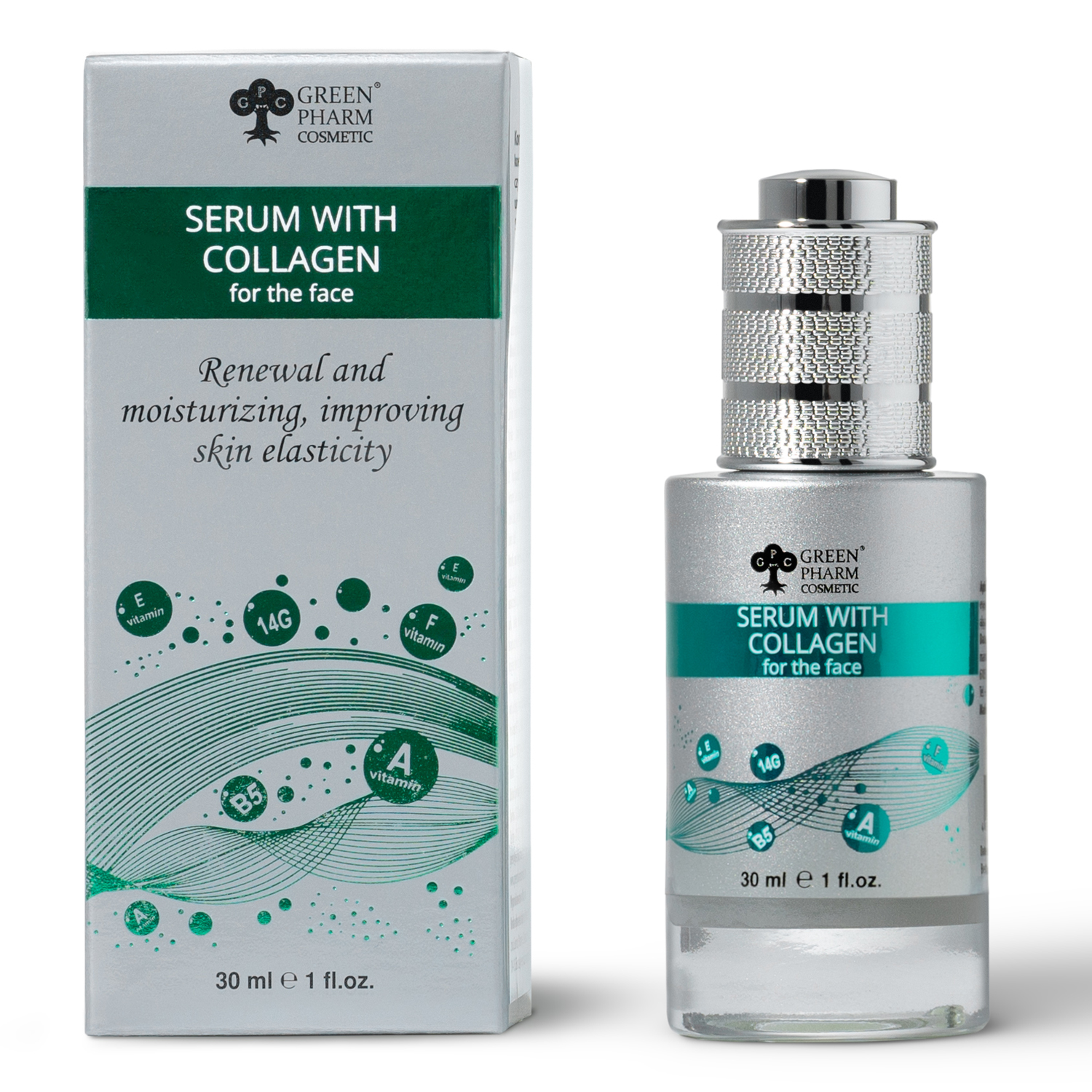 Collageen serum voor het gezicht, 30 ml