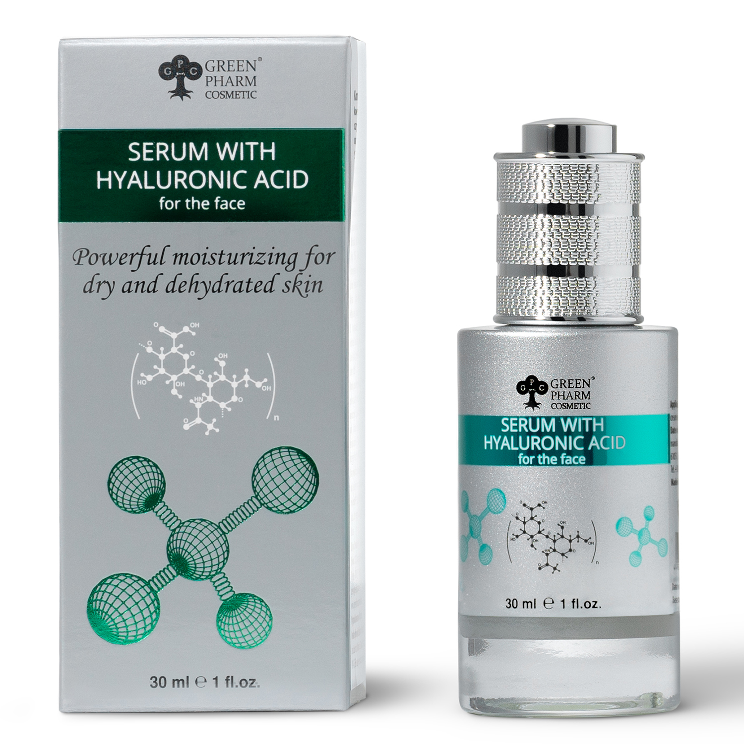 Hyaluronzuur serum voor het gezicht, 30 ml